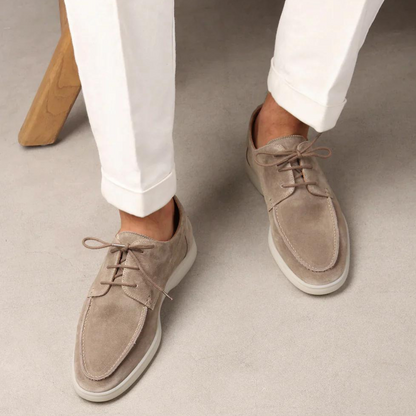 Leren Herenloafers met Vetersluiting – Comfortabele en Elegante Schoenen voor Elke Gelegenheid 1