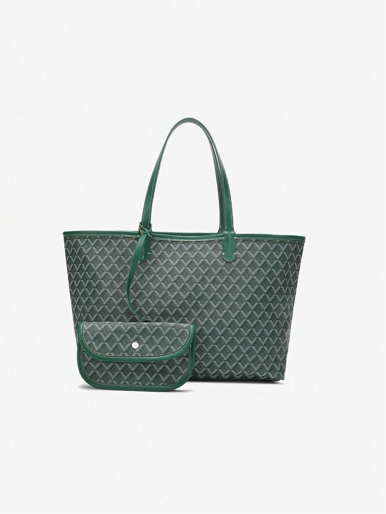 Lichtgewicht PVC Schoudertas Dames – Ruime Tote Bag voor Studenten met Stevige Hengsels en Waterafstotend Materiaal 6