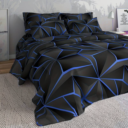 Luxe Dekbedset van Microfiber met Hotel-Design – Ademend, Kreukbestendig en Machinewasbaar, 1 Dekbedhoes en 2 Kussenslopen 2