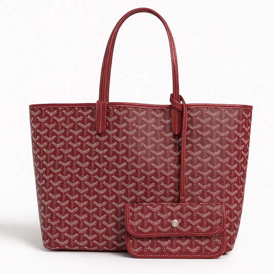 Luxe Monogram Schoudertas Dames - Verstelbare Schouderband, Hoogwaardige Kunstleer, Veelzijdig en Elegant 8