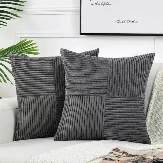 Luxe Sierkussen 45x45 cm van Pluche met Verborgen Ritssluiting voor Kussens Bank en Sierkussens Bank 0