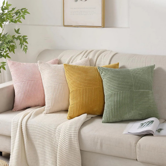 Luxe Sierkussen 45x45 cm van Pluche met Verborgen Ritssluiting voor Kussens Bank en Sierkussens Bank 1