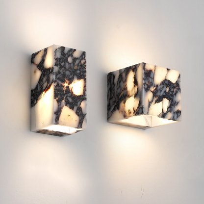 Marmeren Wandlamp in Kubusvorm met LED Verlichting – Minimalistisch Design 7