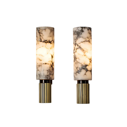 Marmeren Wandlamp met LED Verlichting – Luxe Wandverlichting voor Elegante Ruimtes 0
