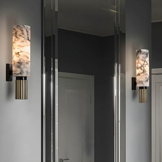 Marmeren Wandlamp met LED Verlichting – Luxe Wandverlichting voor Elegante Ruimtes 1