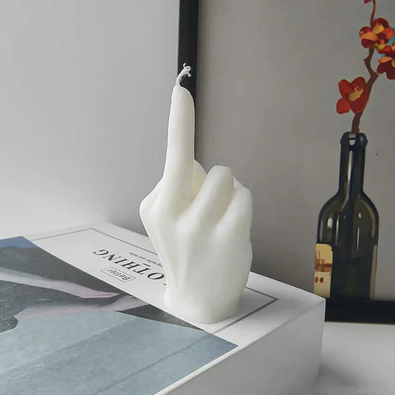 Middle Flame Kaars - Humoristische Decoratie met Geuren - Sojawas 0