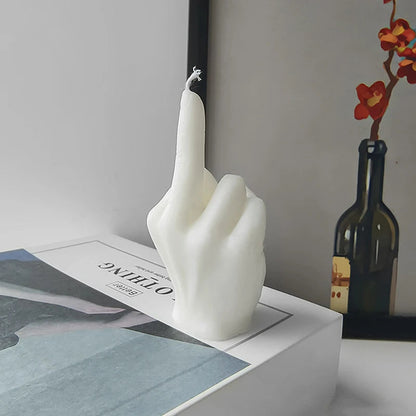 Middle Flame Kaars - Humoristische Decoratie met Geuren - Sojawas 0