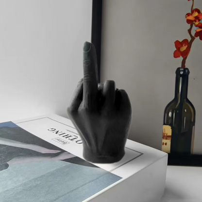 Middle Flame Kaars - Humoristische Decoratie met Geuren - Sojawas 5