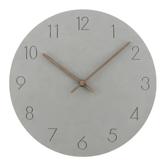 Minimalistische Grote Wandklok van Hout met Stil Uurwerk – Diameter 29 cm voor Modern Interieur 0