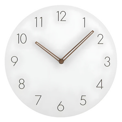 Minimalistische Grote Wandklok van Hout met Stil Uurwerk – Diameter 29 cm voor Modern Interieur 6