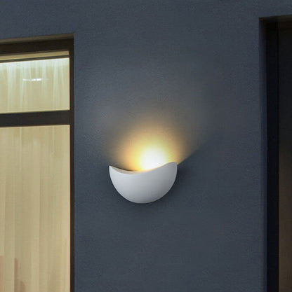 Minimalistische Halfronde LED-Wandlamp van Aluminium – Energiezuinig en Modern Ontwerp 0