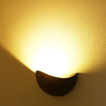 Minimalistische Halfronde LED-Wandlamp van Aluminium – Energiezuinig en Modern Ontwerp 6