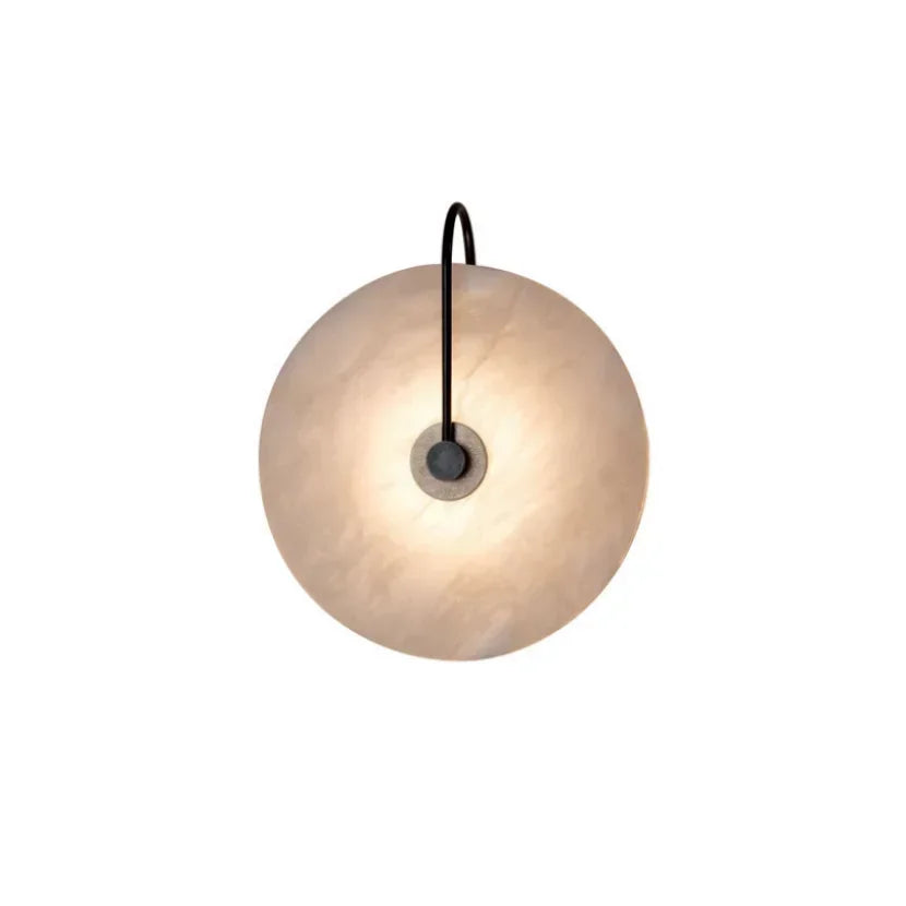 Minimalistische Marmeren Wandlamp met LED Verlichting – Creatief Ontwerp voor Woonkamer en Slaapkamer 4