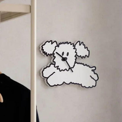 Moderne Acryl Wandklok in Schattige Cartoonstijl – Perfect voor Elke Ruimte 0