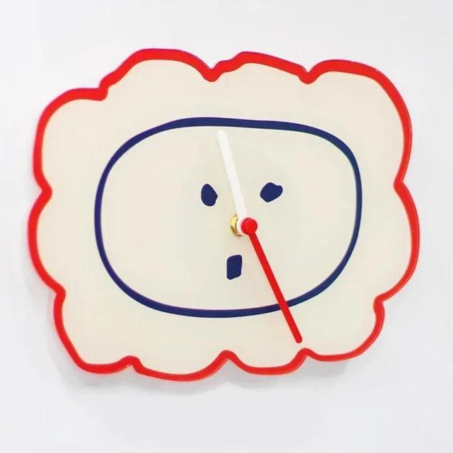 Moderne Acryl Wandklok in Schattige Cartoonstijl – Perfect voor Elke Ruimte 4