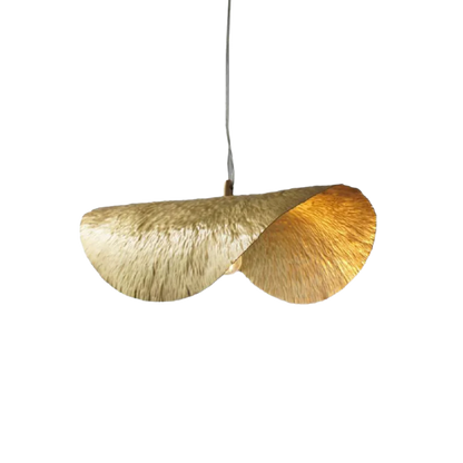 Moderne Hanglamp Agathe in Goudkleurig Koper – Gehamerd Ontwerp voor Eettafel, Woonkamer en Slaapkamer 1