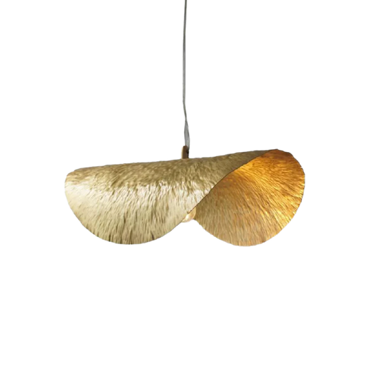 Moderne Hanglamp Agathe in Goudkleurig Koper – Gehamerd Ontwerp voor Eettafel, Woonkamer en Slaapkamer 1