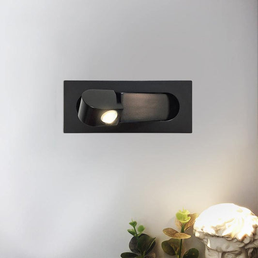 Moderne LED Nachtkastlamp met Verstelbare Kop en Warm Licht – Aluminium, 3000K, Eenvoudige Drukknopschakelaar, Ideaal voor Bedside 0