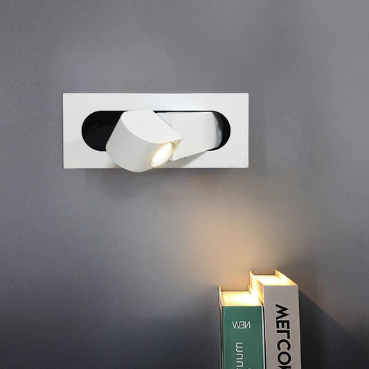 Moderne LED Nachtkastlamp met Verstelbare Kop en Warm Licht – Aluminium, 3000K, Eenvoudige Drukknopschakelaar, Ideaal voor Bedside 1
