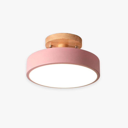 Moderne LED Plafondlamp van Hout en Acryl voor Slaapkamer, Eetkamer en Woonkamer – Energiezuinig en Stijlvol Plafonniere 1