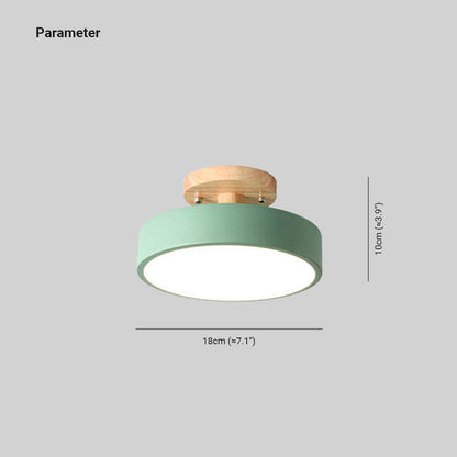 Moderne LED Plafondlamp van Hout en Acryl voor Slaapkamer, Eetkamer en Woonkamer – Energiezuinig en Stijlvol Plafonniere 5
