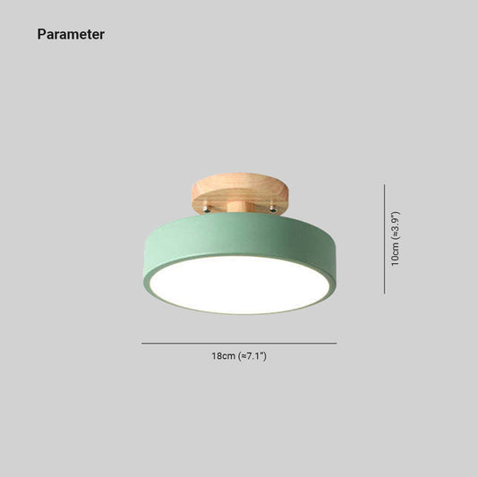Moderne LED Plafondlamp van Hout en Acryl voor Slaapkamer, Eetkamer en Woonkamer – Energiezuinig en Stijlvol Plafonniere 5