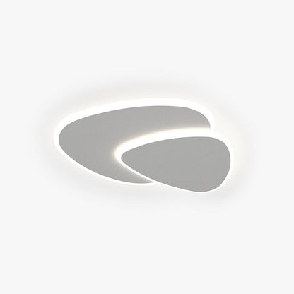 Moderne LED Plafondlamp van Metaal en Acryl in Wit voor Slaapkamer en Woonkamer 1