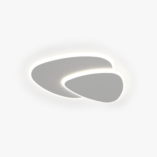 Moderne LED Plafondlamp van Metaal en Acryl in Wit voor Slaapkamer en Woonkamer 1
