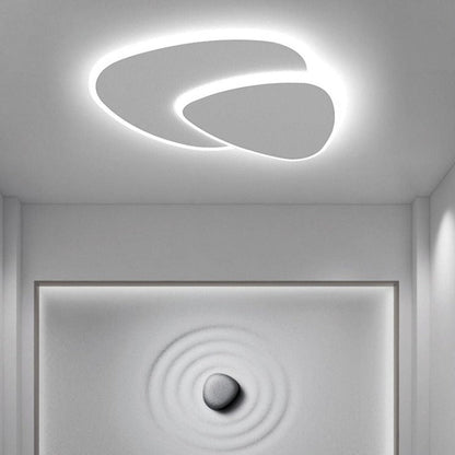 Moderne LED Plafondlamp van Metaal en Acryl in Wit voor Slaapkamer en Woonkamer 5
