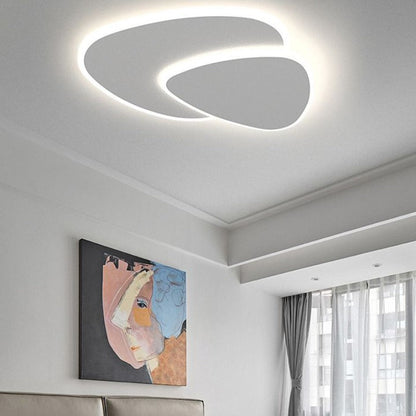 Moderne LED Plafondlamp van Metaal en Acryl in Wit voor Slaapkamer en Woonkamer 6