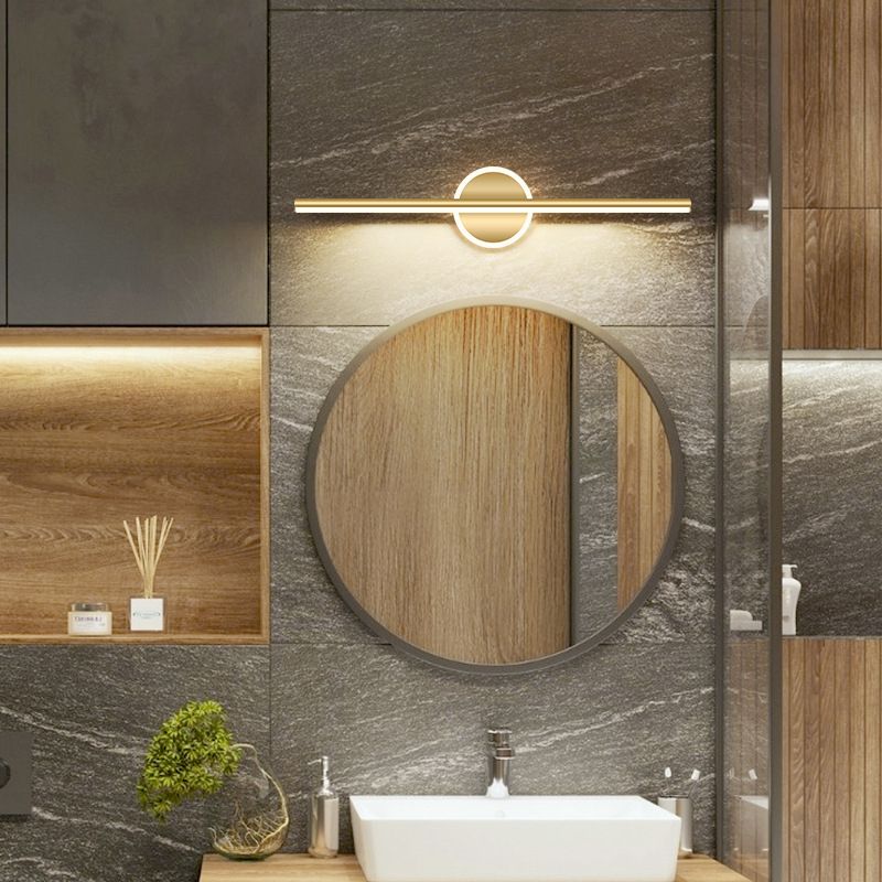 Moderne LED Wandlamp in Zwart en Goud met Energiezuinige Verlichting 2