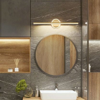 Moderne LED Wandlamp in Zwart en Goud met Energiezuinige Verlichting 2