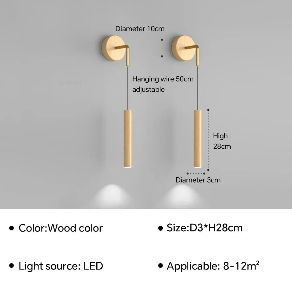 Moderne LED Wandlamp voor Slaapkamer – Creatieve Aluminium Wandkandelaar voor Lezen 6