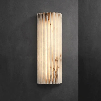 Moderne Marmeren Wandlamp met Minimalistisch Design voor Slaapkamer en Woonkamer – Wit met Gouden Accenten 0