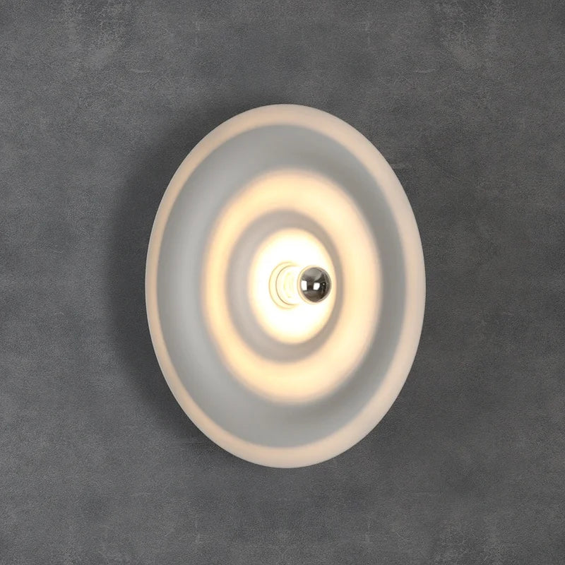 Moderne Scandinavische Ronde Wandlamp voor Woonkamer en Kantoor – Creatief Design met E27 Fitting 1
