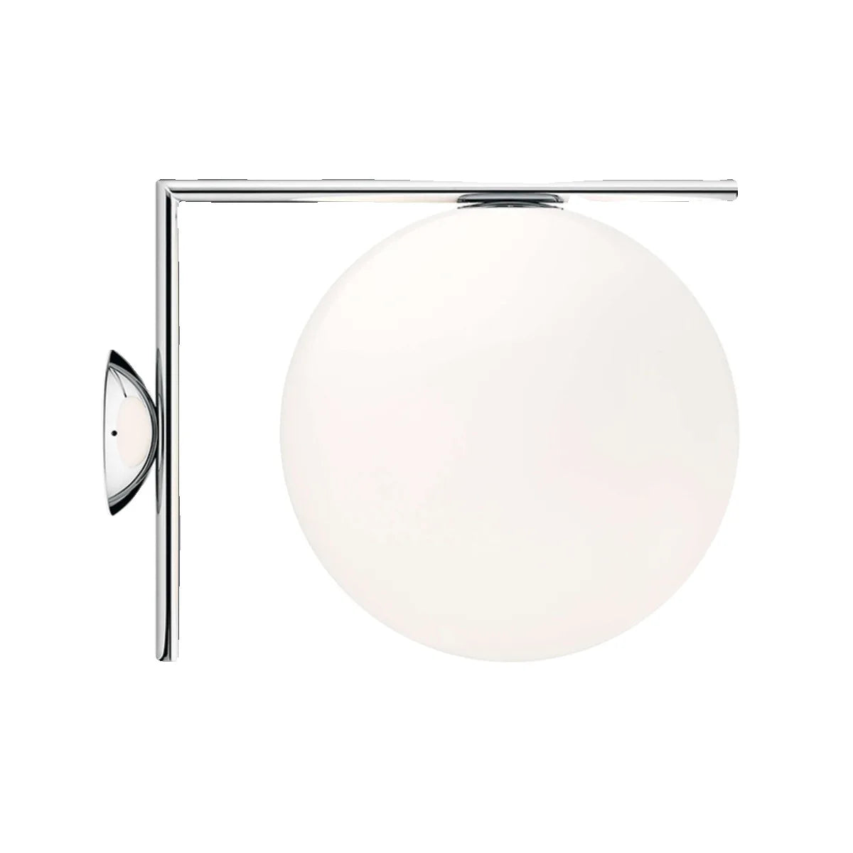 Moderne Wand- en Plafondlamp met 15 cm Glazen Bol – Stijlvolle Verlichting voor Woonkamer in Chroom, Zwart of Goud 0
