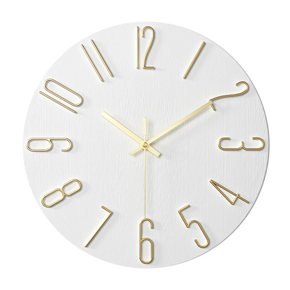 Moderne Wandklok 30 cm – Minimalistisch Design met Stille Quartz Beweging voor Luxe Woonkamer 4
