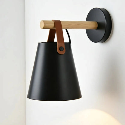 Moderne Wandlamp van Hout voor de Slaapkamer – Stijlvolle Muurlamp in Twee Kleuren 7