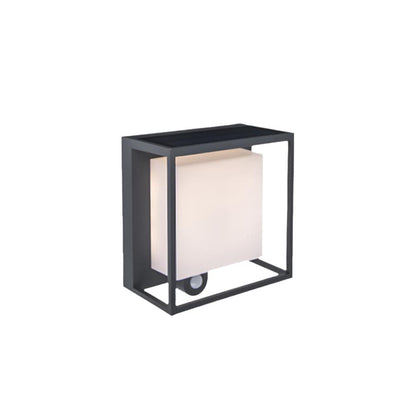 Moderne Waterdichte Zonne-energie Wandlamp met Sensor – IP65 Acryl Buitenverlichting 7
