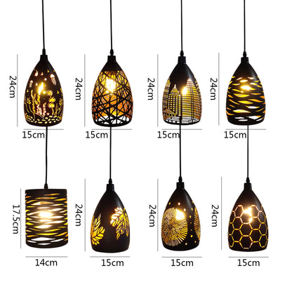 Moderne Zwarte Hanglamp met Verstelbare Hoogte voor Eettafel en Woonkamer Verlichting 6