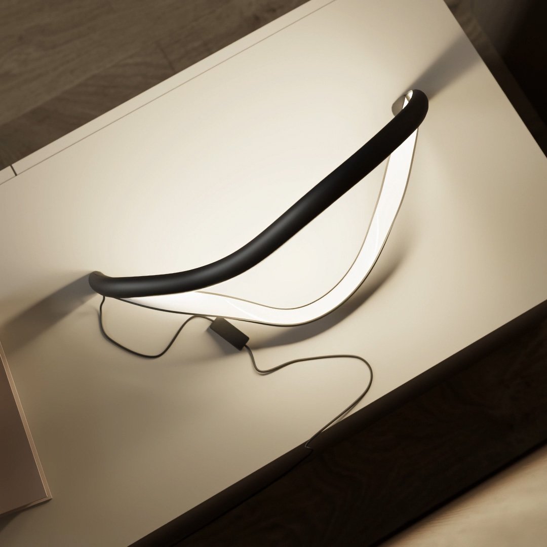 Moderne Zwarte Tafellamp met Matte Afwerking en Warm Wit Licht 2700K voor Sfeervolle Verlichting 6