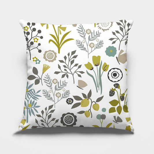 Natuurkussenhoezen Set van 5 - Ademend Canvas 45x45 cm, Geschikt voor Kussens tot 50x50 cm, Perfect voor de Bank 1