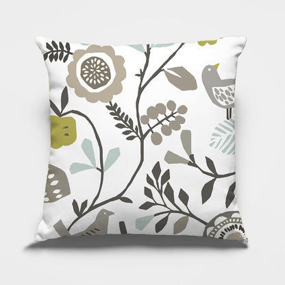 Natuurkussenhoezen Set van 5 - Ademend Canvas 45x45 cm, Geschikt voor Kussens tot 50x50 cm, Perfect voor de Bank 3