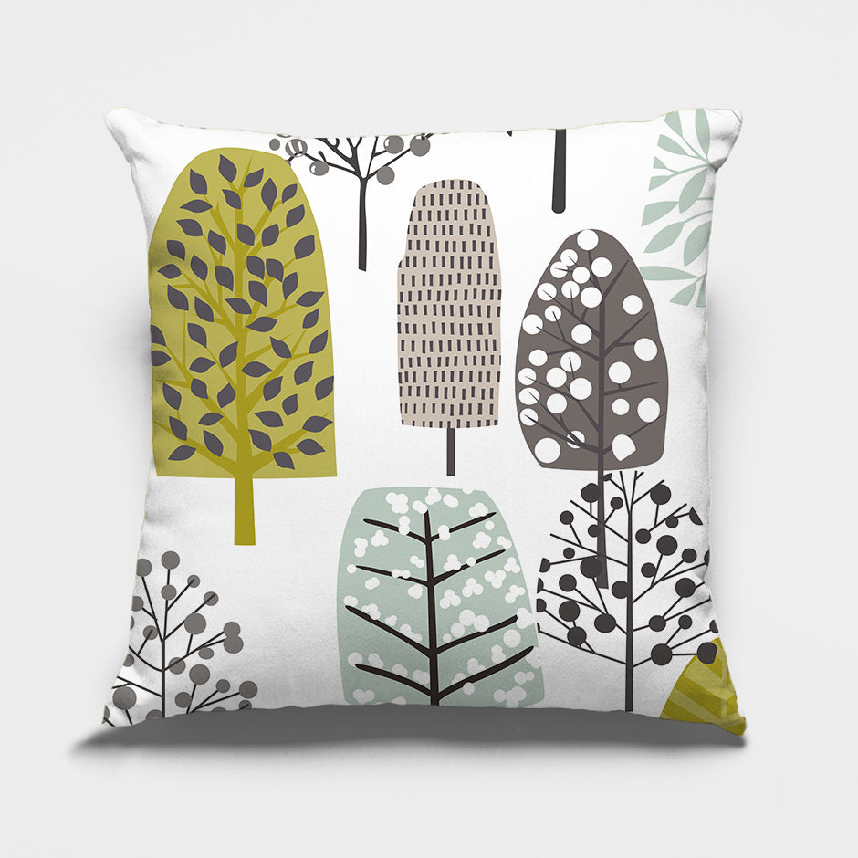 Natuurkussenhoezen Set van 5 - Ademend Canvas 45x45 cm, Geschikt voor Kussens tot 50x50 cm, Perfect voor de Bank 5