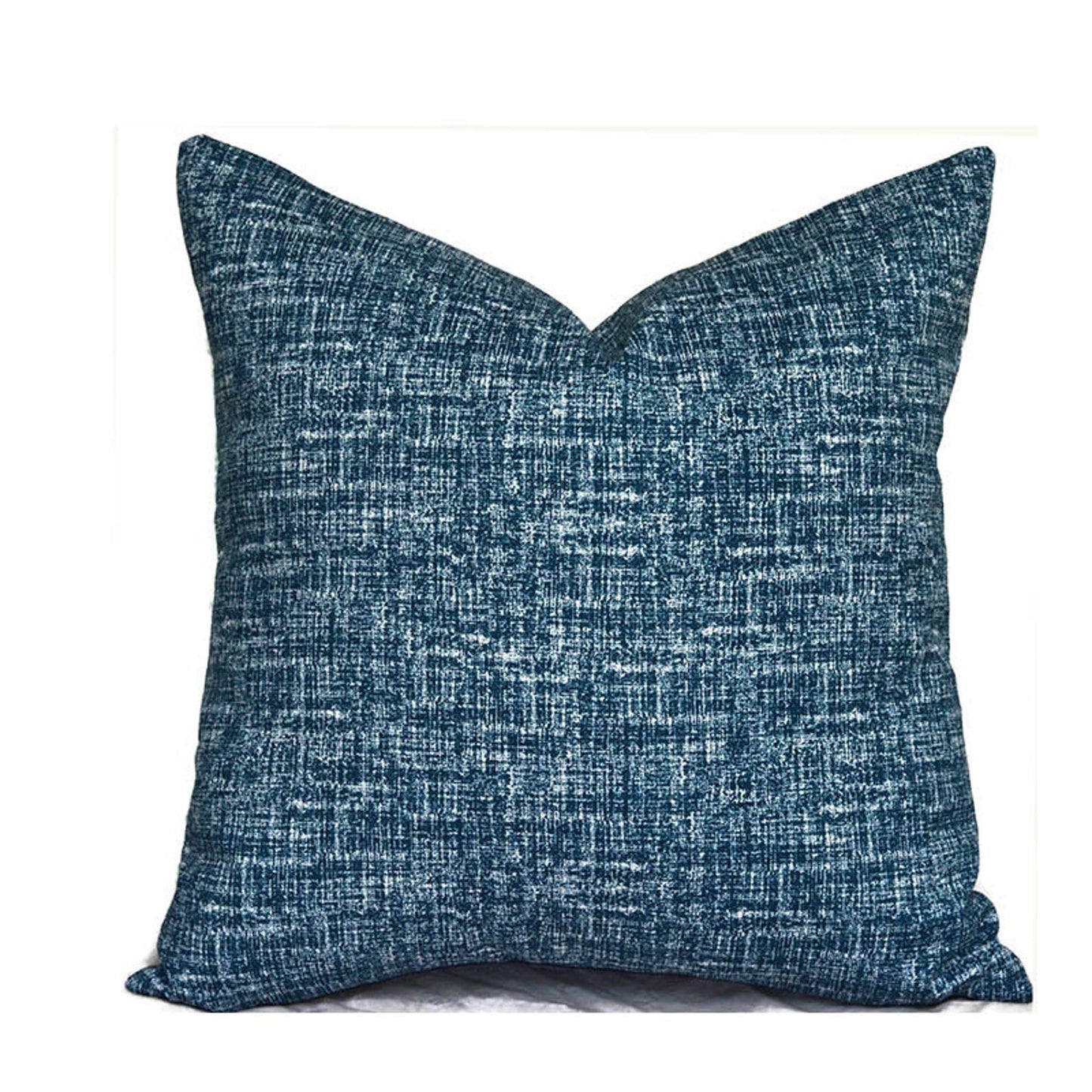 Navy Kussenhoezen Set van 9 voor Kussens 45x45 cm - Duurzaam Linnen met Verborgen Ritssluiting 4