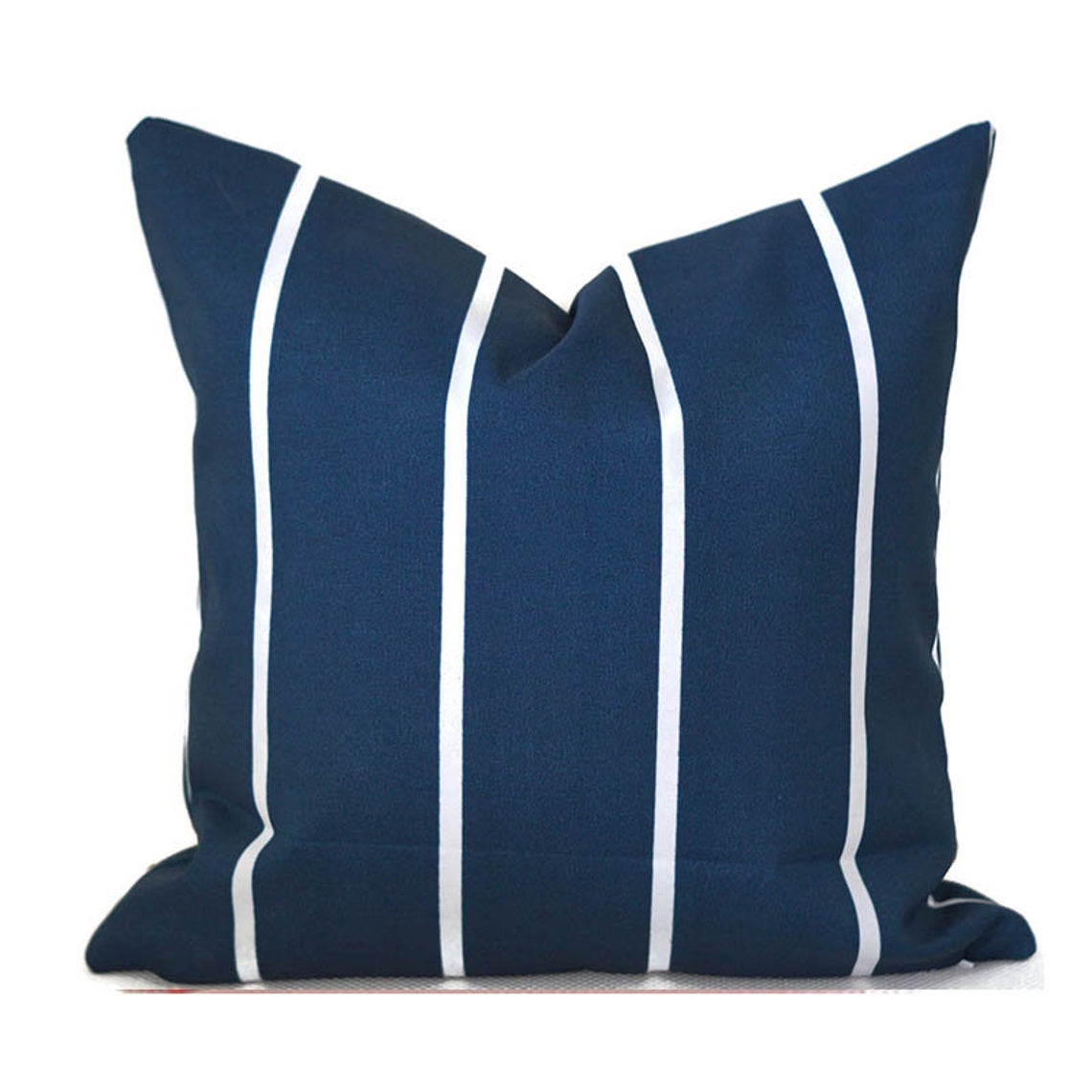 Navy Kussenhoezen Set van 9 voor Kussens 45x45 cm - Duurzaam Linnen met Verborgen Ritssluiting 5