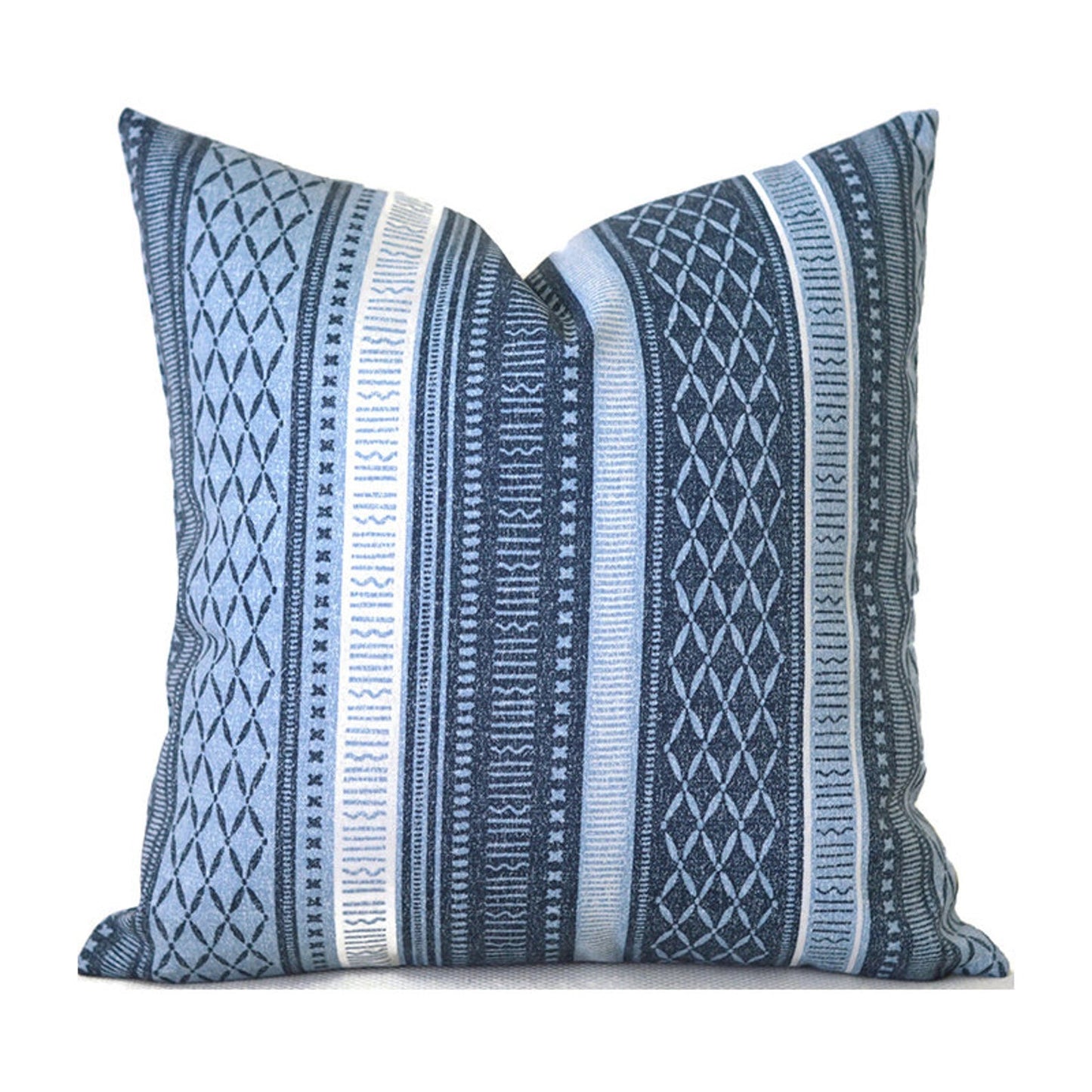 Navy Kussenhoezen Set van 9 voor Kussens 45x45 cm - Duurzaam Linnen met Verborgen Ritssluiting 9