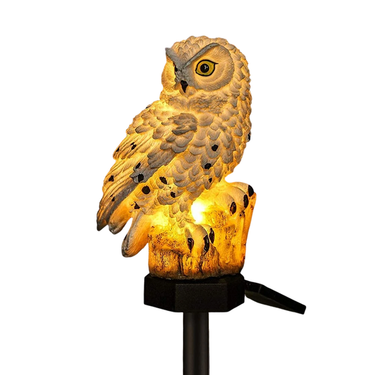 Solar Uilenlamp 2-Pack met LED Verlichting en IP65 Waterdicht