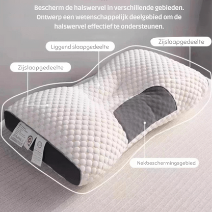 Orthopedisch Hoofdkussen met Verstelbare Hoogte voor Nek- en Rugpijnverlichting