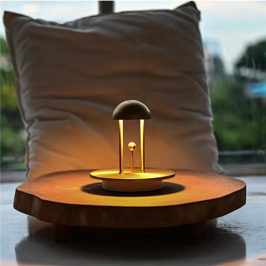 Draadloze Tafellamp met Touchbediening en Dimbare Verlichting – Oplaadbare Balans Lamp voor Modern Interieur